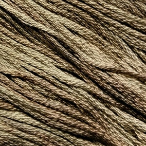 Gentle Art, Simply Shaker Threads, Toasted Barley, #7064, 10 YARD Skein, Embroidery Floss, Counted Cross Stitch, Hand Embroidery Thread