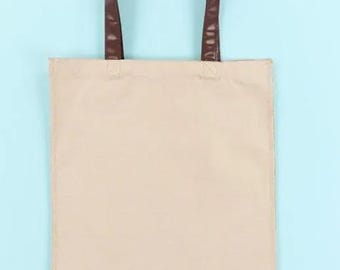 Machine Embroidery, Kimberbell Tote, Kimber Blanks, Canvas Tote Blank, Faux Leather,  Tote Bag, Kimberbell