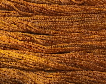 Gentle Art, Simply Shaker Threads, Toffee, #7078, 10 YARD Skein, Embroidery Floss, Counted Cross Stitch, Hand Embroidery Thread