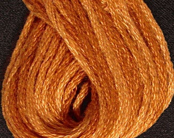 Valdani, 6 Strand Cotton Floss, O217, Yummy Pumpkin, Embroidery Floss , Punch Needle, Embroidery, Penny Rugs, Sewing Accessory