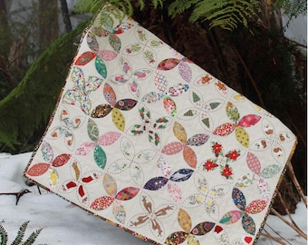 Embroidery Pattern, 'Tis the Season, Jardin de poche, Pocket Garden, Christmas Embroidery, Veronique's Quilt Designs, PATTERN ONLY