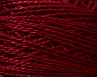 Valdani Size 8, 843, Old Rose Dark, Valdani Perle Cotton, Punch Needle, Embroidery, Penny Rugs, Primitive Stitching, Sewing Accessory,