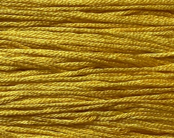 Gentle Art, Simply Shaker Threads, Goldenrod, #7105, 10 YARD Skein, Embroidery Floss, Counted Cross Stitch, Hand Embroidery Thread