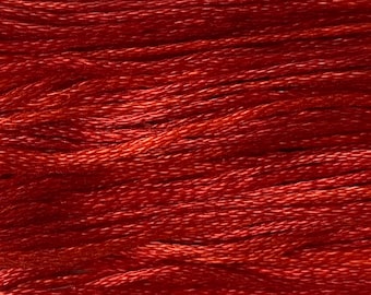 Weeks Dye Works, Grapefruit, WDW-2245, 5 YARD Skein, Hand Dyed Cotton, Embroidery Floss, Counted Cross Stitch, Embroidery, PunchNeedle