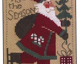 Counted Cross Stitch, 2026 Santa, Christmas Decor, Christmas, The Prairie Schooler,  PATTERN ONLY