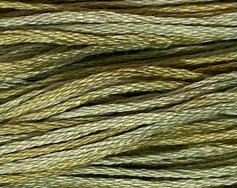 Weeks Dye Works, Dried Sage, WDW-1191, 5 YARD Skein, Hand Dyed Cotton, Embroidery Floss, Cross Stitch, Hand Embroidery, Punch Needle