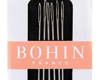 Embroidery Needles, Tapestry Needles, Bohin, #28, Embroidery Needles, Crewel Embroidery, Heirloom Embroidery, Fine Point Needles