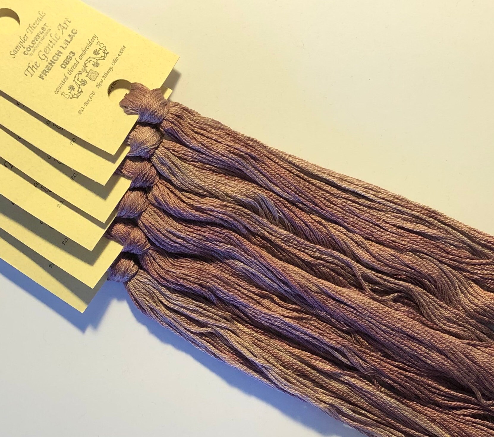 Gentle Art, Simply Shaker Threads, French Lilac, 0893, 10 YARD Skein