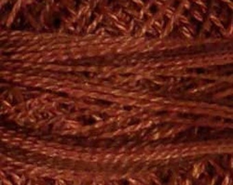 Valdani Thread, Size 8, O513, Perle Cotton, Coffee Roast, Punch Needle, Embroidery, Penny Rugs, Primitive Stitching, Sewing Accessory