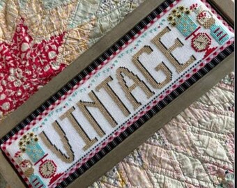 Counted Cross Stitch Pattern, Vintage, Word Swap, Spring Decor, Word Play, Bees, Stitching with the Housewives, PATTERN ONLY