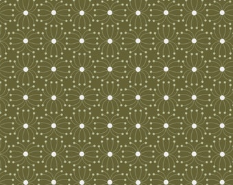 Quilt Fabric, In The Woods, Seeds, Dark Green, 100% Cotton, Quilters Cotton, Cotton Fabric, Premium Cotton, Alisse Courter, Camelot Fabrics