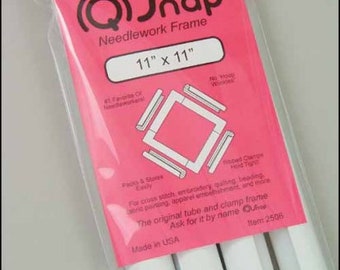 Q-Snap Frame, 11" x 11" Stitching Frame, Cross Stitch Frame, Q-Snaps Frame, Cross Stitch, Embroidery Frame, Needlework Frame, Q-Snaps Hoop