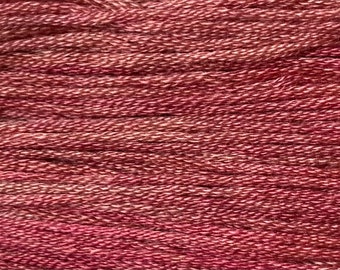 Gentle Art, Sampler Threads, Antique Rose, #7014, 10 YARD Skein, Embroidery Floss, Counted Cross Stitch, Hand Embroidery Thread