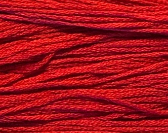 Weeks Dye Works, Candy Apple, WDW-2268a, 5 YARD Skein, Cotton Floss, Embroidery Floss, Counted Cross Stitch, Hand Embroidery, PunchNeedle