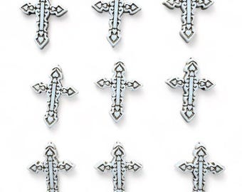 Crosses, Easter Collection, Religious Decor, Craft Embellishments, Sewing Embellishments, Shank Buttons, #4473, Buttons Galore & More