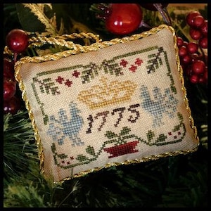 Counted Cross Stitch Pattern, Three Crowns, Christmas Ornament, Sampler Tree, Christmas Decor, Little House Needleworks, PATTERN ONLY