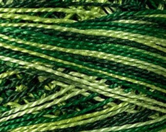 Valdani Thread, Size 12, M26, Green Grass, Perle Cotton, Punch Needle, Embroidery, Penny Rugs, Primitive Stitching, Sewing Accessory