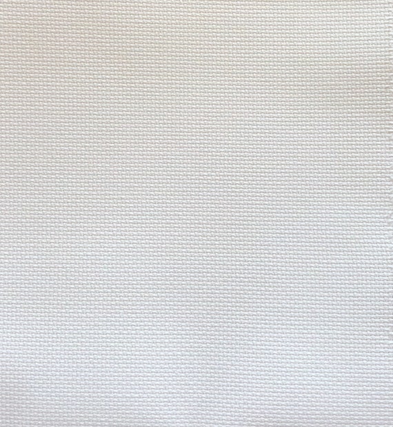 ZWEIGART AIDA WHITE Cross Stitch Fabric 14ct, White 101 Hand Embroidery  Fabric, Counted Embroidery Cloth, 14 Count Needlework Cotton 