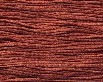 Weeks Dye Works, Baked Apple, WDW-1330, 5 YARD Skein, Hand Dyed Cotton, Embroidery Floss, Counted Cross Stitch, Embroidery, Over Dyed Cotton