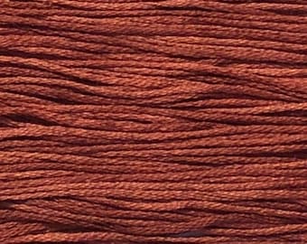 Weeks Dye Works, Baked Apple, WDW-1330, 5 YARD Skein, Hand Dyed Cotton, Embroidery Floss, Counted Cross Stitch, Embroidery, Over Dyed Cotton