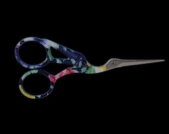 Embroidery Scissors, Stork, Safety Scissors, Embroidery, Detail Work, Needlepoint, Stitchery, Sewing Accessory, Wizardi, #F07M4, CS Hobby