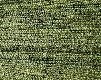Gentle Art, Sampler Threads, Grape Leaf, #7028, 10 YARD Skein, Embroidery Floss, Counted Cross Stitch, Hand Embroidery Thread