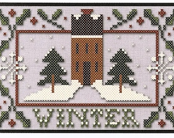 Counted Cross Stitch, Seasonal Sampler Winter, Cotton Threads, Classic Colorworks, Diane Williams, Little House Needleworks