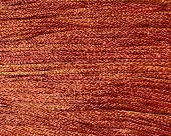 Gentle Art, Simply Shaker Threads, Copper, #0520, 10 YARD Skein, Embroidery Floss, Counted Cross Stitch, Hand Embroidery Thread