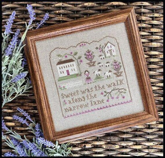 Lovelove.kiitanページ Counted Cross Stitch Pattern, Sweet Was the Walk, Countryside