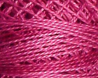 Valdani Thread, Size 12, O522, Raspberry, Valdani Perle Cotton, Embroidery Thread, Punch Needle, Embroidery, Penny Rugs, Sewing Accessory