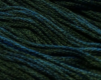 Gentle Art, Sampler Threads, Blue Spruce, #0140, 10 YARD Skein, Embroidery Floss, Counted Cross Stitch, Hand Embroidery Thread