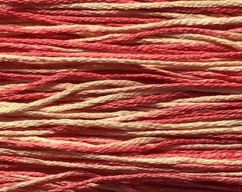 Weeks Dye Works, Cherry Vanilla, WDW-2248, 5 YARD Skein, Cotton Floss, Embroidery Floss, Counted Cross Stitch, Hand Embroidery, PunchNeedle