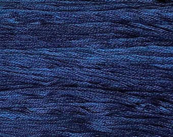 Gentle Art, Simply Shaker Threads, Midnight, #0240, 10 YARD Skein, Embroidery Floss, Counted Cross Stitch, Hand Embroidery Thread