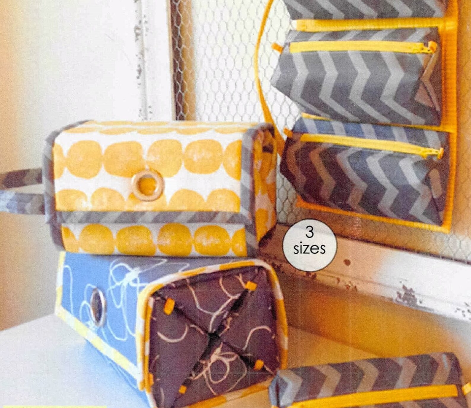 Sewing Pattern Rollie Pollie Organizer Zippered Pouch Etsy