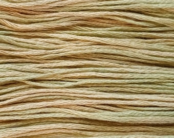 Weeks Dye Works, Butter Bean, WDW-1189, 5 YARD Skein, Hand Dyed Cotton, Embroidery Floss, Counted Cross Stitch, Embroidery, PunchNeedle