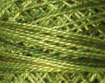 Valdani Thread, Size 8, O519, Perle Cotton, Green Olives, Punch Needle, Embroidery, Penny Rugs, Primitive Stitching, Sewing Accessory