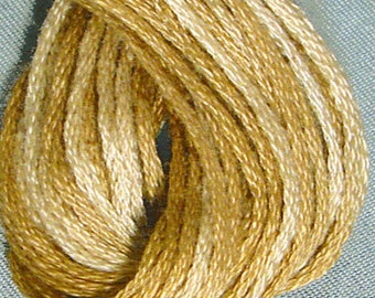 Valdani, 6 Strand Cotton Floss, H205, Ancient Gold, Embroidery Floss , Punch Needle, Embroidery, Penny Rugs, Sewing Accessory