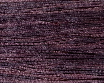 Weeks Dye Works, Eggplant, WDW-1317, 5 YARD Skein, Hand Dyed Cotton, Embroidery Floss, Counted Cross Stitch, Hand Embroidery, PunchNeedle