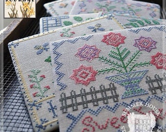 Counted Cross Stitch, Ladies Garden Journal, Flower Garden, Gardening Journal Series, Floral, Summer House Stitche Workes, PATTERN ONLY