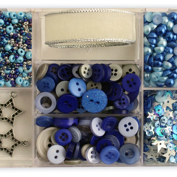 Poussière d'étoiles, 28 rangées de lilas, kit d'embellissement, kit de paillettes, création de boutons, breloques étoiles, ruban, ornements de perles, à profusion de boutons et plus