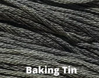 Classic Colorworks, Baking Tin, CCT-261, 5 YARD Skein, Hand Dyed Cotton, Embroidery Floss, Counted Cross Stitch,Hand Embroidery Thread