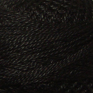 May include: A skein of black yarn with a subtle sheen.