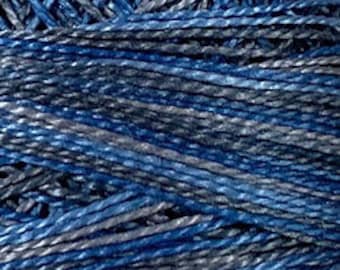 Valdani Thread, Size 12, M46, Denim Light, Perle Cotton, Embroidery Thread, Punch Needle, Embroidery, Penny Rugs, Sewing Accessory