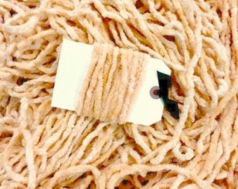 Chenille Trim, Creamsicle, Lady Dot Creates, Chenille, Hand Dyed Chenille, Cotton Chenille, Sewing Notion, Sewing Accessory, Sewing Trim