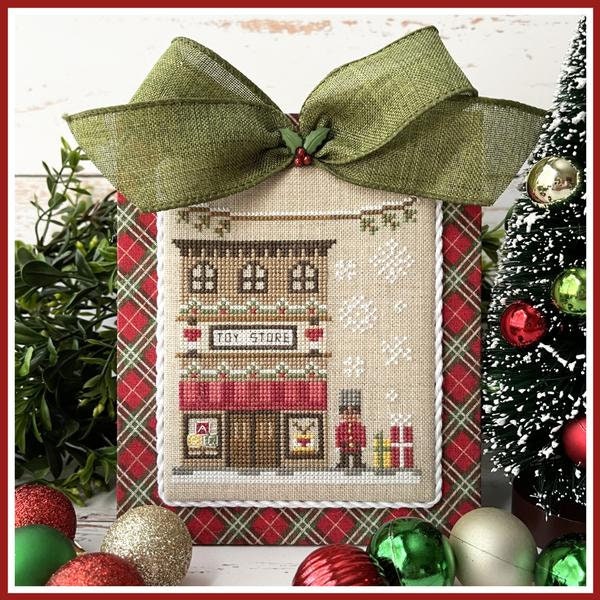 Christmas Gift Christmas Coffee House Cross Stitch Kit For - Temu