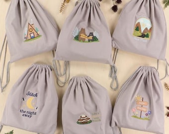 Machine Embroidery, Gone Stitchin' Appliques,  Applique Embroidery, Cinch Bag Appliques, Kimberbell