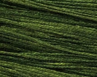 Weeks Dye Works, Monkey Grass, WDW-2168, 5 YARD Skein, Hand Dyed Cotton, Embroidery Floss, Cross Stitch, Hand Embroidery, Punch Needle