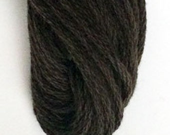 Valdani, 6 Strand Cotton Floss, 8122, Brown Black Medium, Embroidery Floss, Variegated Floss, Hand Dyed Floss, Wool Applique, Punch Needle