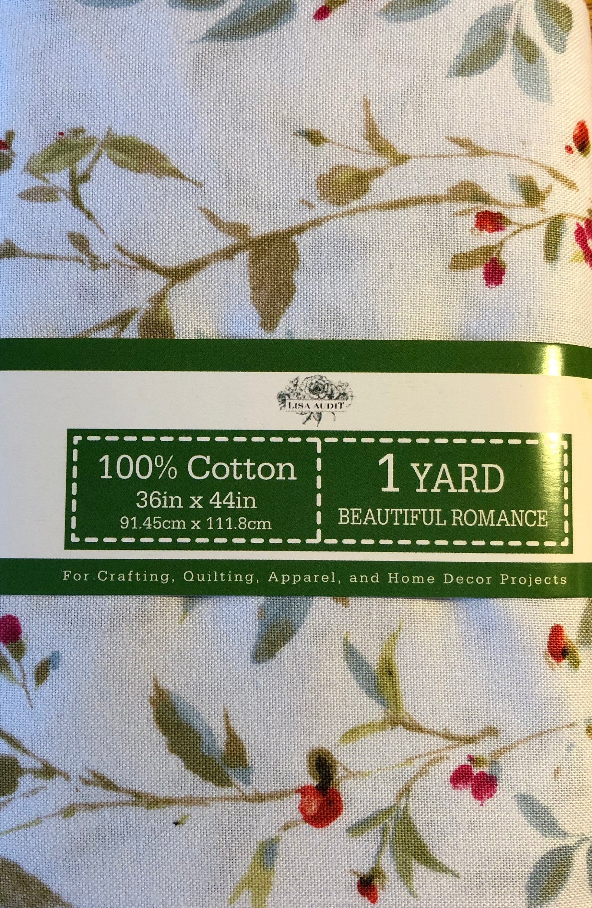 Quilt Fabric, Beautiful Romance, Wild Apple, 100 Cotton, Quilters