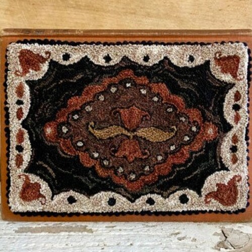 Punch Needle Pattern, Rhombus Lace, Tulips, Primitive Decor, Folk Art, Spring Decor, Teresa Kogut, PATTERN ONLY